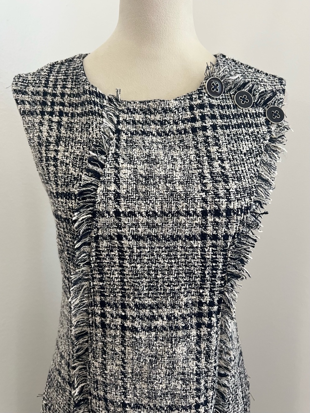 EVA FRANCO Anthropologie Ginger Dress Whitby Plaid Sheath A-Line Dress Size 6 - Picture 5 of 13